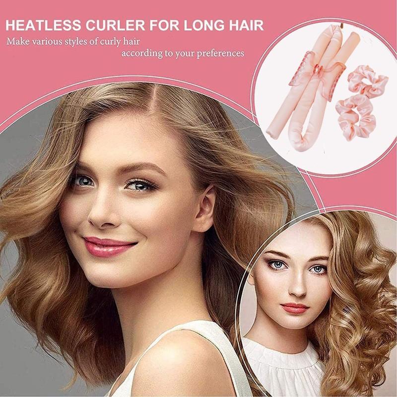 Lazy Heatless Curling Styling Tools No Heat Curls Headband  Sleep Overnight Haircare Gift