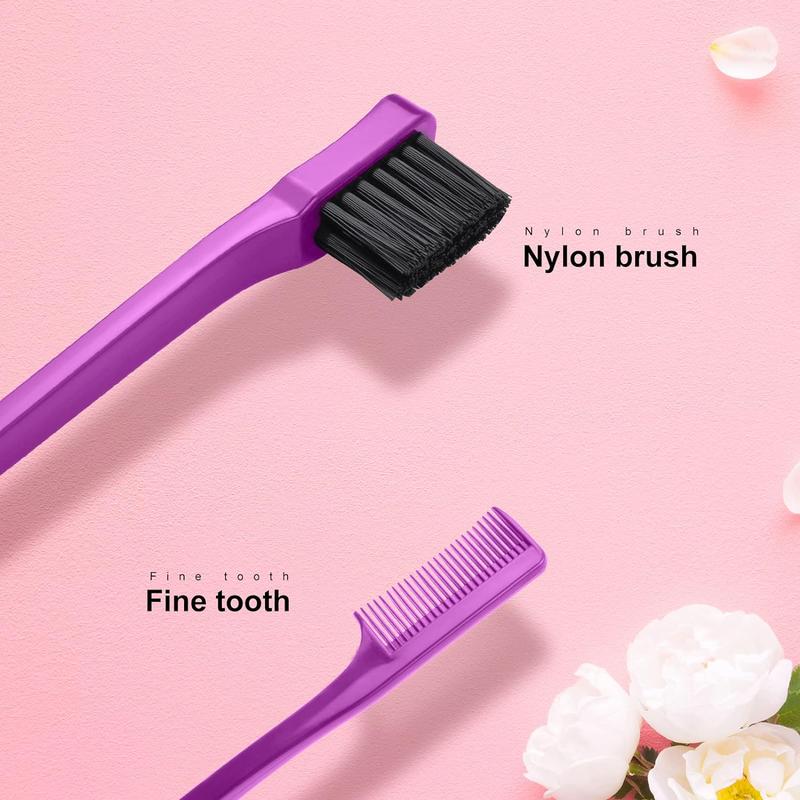 1 PCS Hair Edge Brush Double Sided Control Hair Brush Comb West Kiss Hair