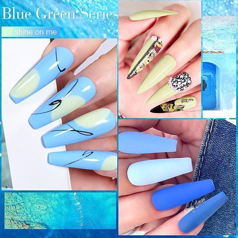 Color Gel Nail Polish Kit, 8pcs/set Solid Color Serie Nail Gel Need Lamp Cure Soak off UV Gel Nail Varnish Nail Art Gel Set, Nail Art Kit