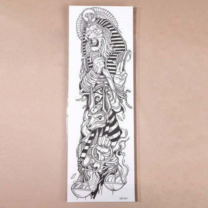 Waterproof Full Arm Temporary Tattoo Sticker, Non-reflective Fake Tattoo Sticker for Men & Women, Long-lasting Body Art Tattoo Sticker