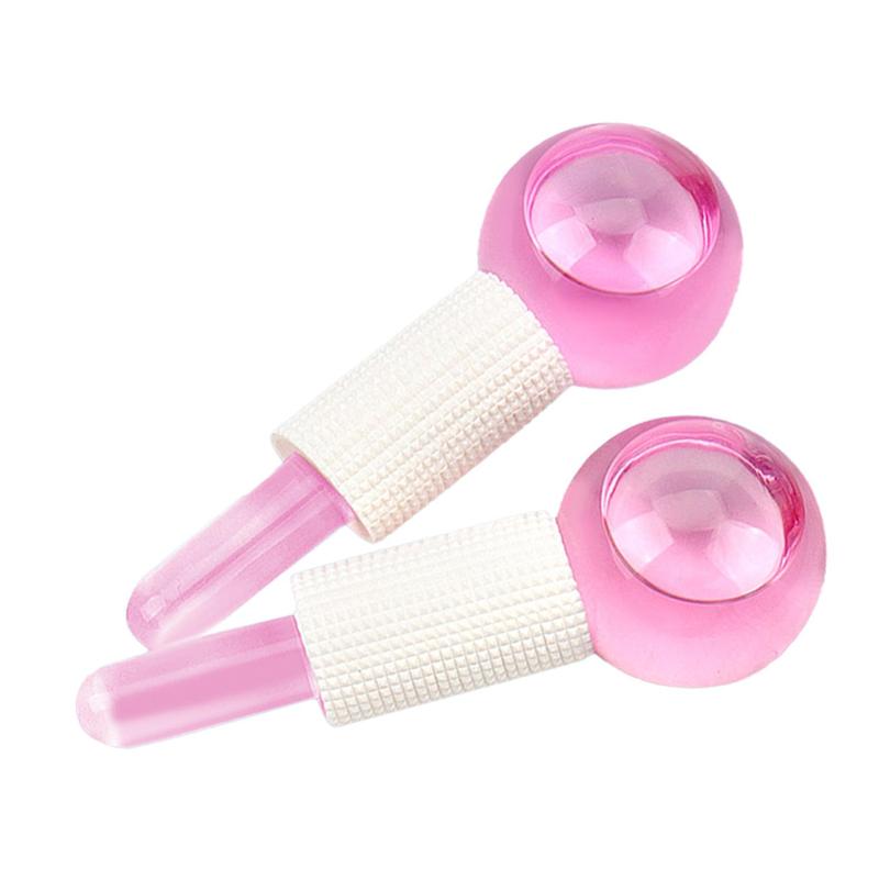 Ice Ball Face & Eye Skincare Massage Roller, 2 Counts/set Professional Ice Ball Face Massager, Beauty & Personal Care Tool for Women