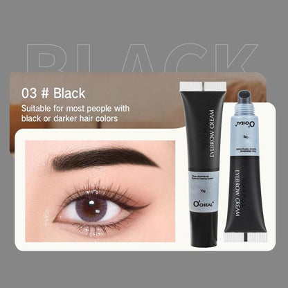 Long Lasting Semi-permanent Eyebrow Gel, 4pcs/set Film Forming Dye Eyebrow Cream, Eyebrow Makeup Product for Women & Girls