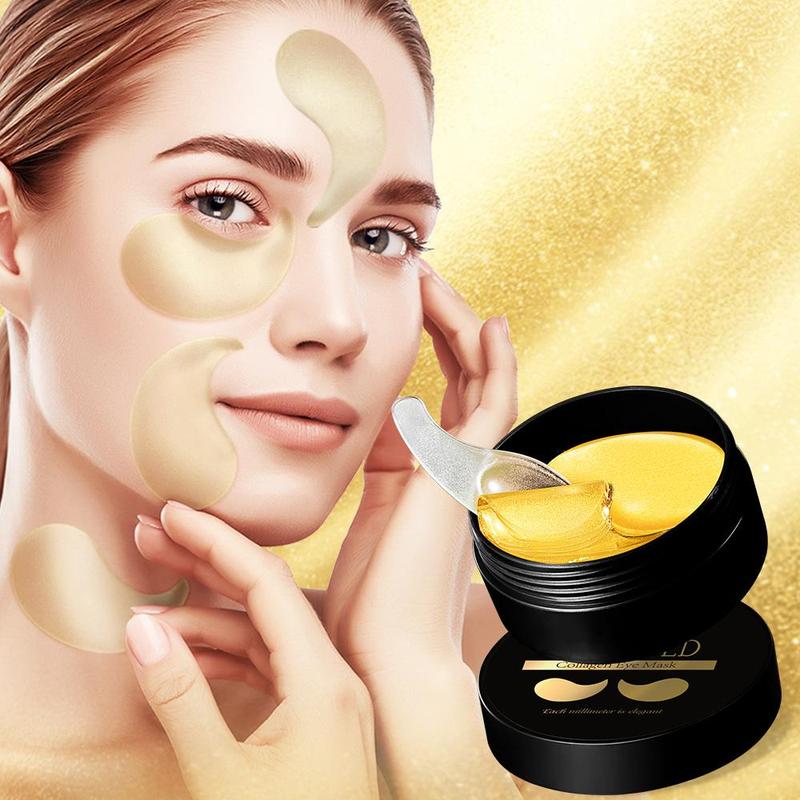 Moisturizing Eye Mask, 1 Box Hydrating Eye Care Mask, Eye Skin Firming & Lifting Mask, Daily Skincare Product for Women & Men