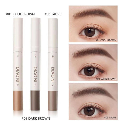 Double Ended Eyebrow Makeup Kit, 3pcs Brow Styling Cream & Brush, Long Lasting Eye Brow Makeup Product, Beauty & Personal Care for Women