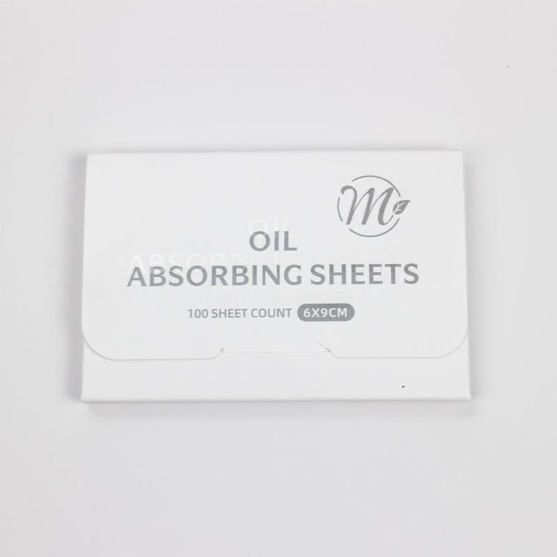 100pcs Disposable Oil Absorbing Paper, Portable Makeup Facial Oil Blotting Sheet, Skin Care Tool For Oily Skin