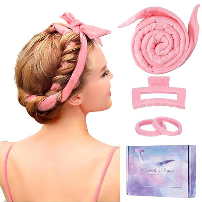 Heatless Hair Curling Tool, 1 Box Soft Sleeping Curling Headband, Hair Styling Accessories For Women