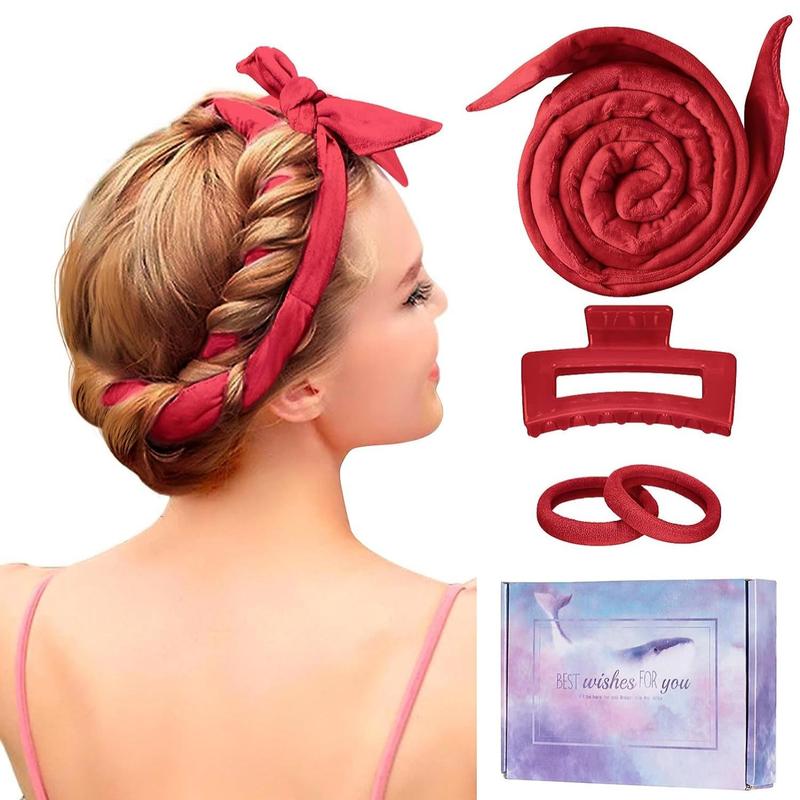 Heatless Hair Curling Tool, 1 Box Soft Sleeping Curling Headband, Hair Styling Accessories For Women