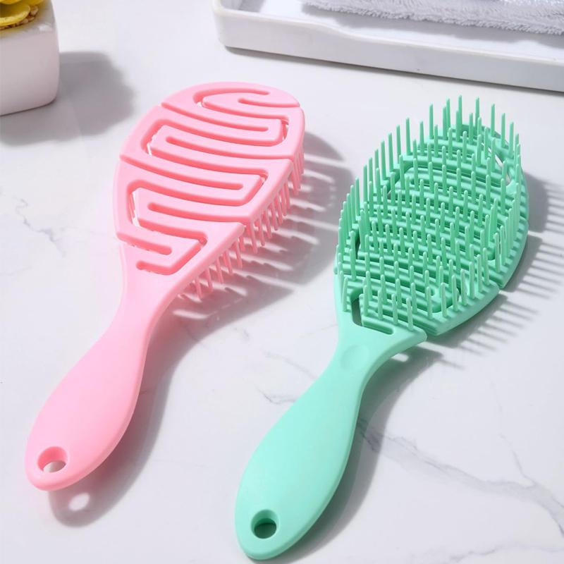 Hair Detangling Brush, 2 Counts Hair Detailing Comb, Scalp Massage Comb, Curly Hair Detangling & Styling Tool, Trending Products, Summer Gifts