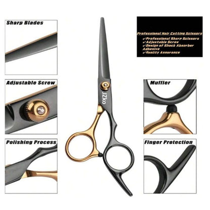 Hair Cutting Set, 17pcs/set Hairdressing Shears Kit with Haircut Accessories, Hair Cutting Scissors Shears Kits, Summer Hairdressing Scissors