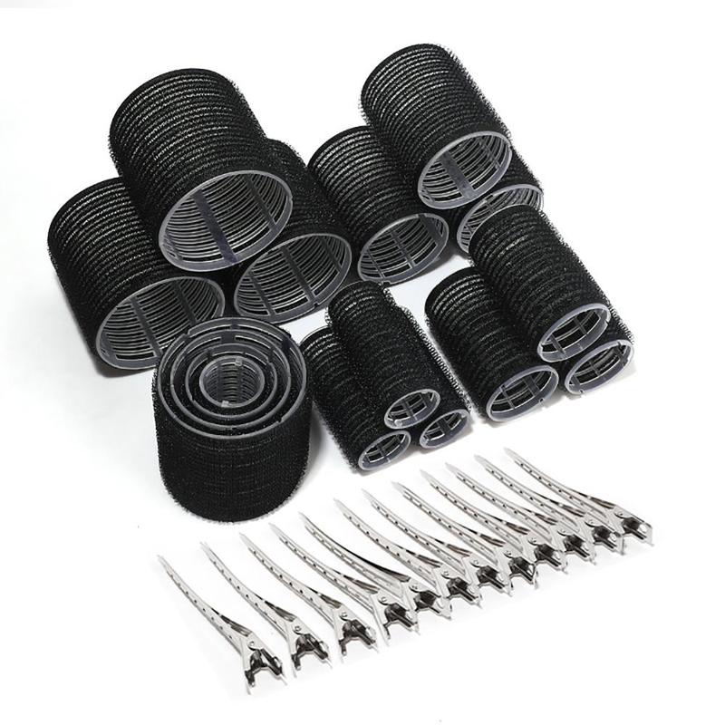 Hair Curling Tool Set, 28pcs/set Hair Curlers with Clips, Self-grip Rollers for Diy Curly Hairstyles, Curling Rollers and Clips for Hair Style, Professional Hair Styling Tool for Women & Girls