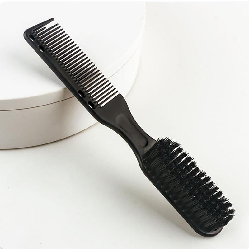 Double-sided Beard Brush for Men, Beard Styling Comb, Men's Beard and Mustache Grooming Brush, Hair Oil Brush for Barber, Comfort Hygiene Product