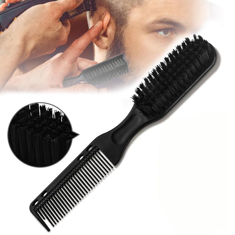 Double-sided Beard Brush for Men, Beard Styling Comb, Men's Beard and Mustache Grooming Brush, Hair Oil Brush for Barber, Comfort Hygiene Product