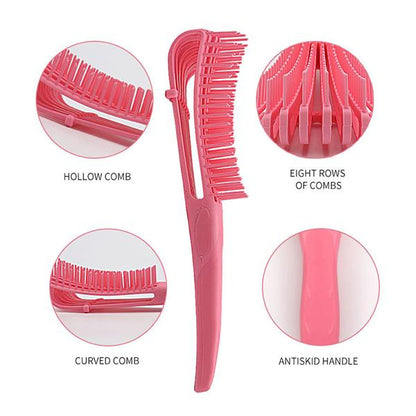 OhMyPretty Detangle Hair Brush Wide Tooth For Curly Hair