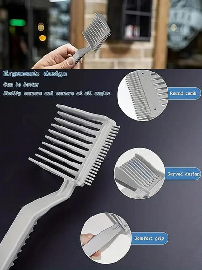 Men's Plastic Long Handle Hair Comb, Hair Styling Comb, Professional Hair Salon Styling Tools for Men