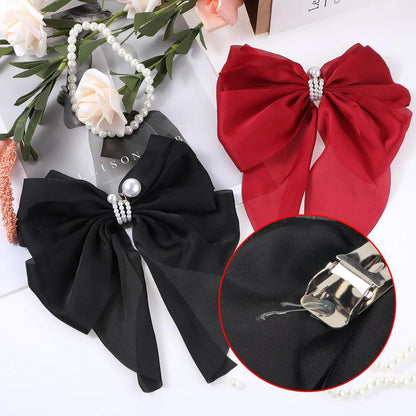 Bowknot Design Hair Clip, 4 Counts/set Bow Hair Claw Clip for Women, Fashionable Hair Accessories for Women & Girls, Elegant Hair Accessories for Party, Daily Clothing Decor