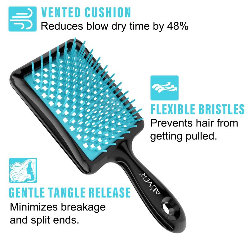 Hollow Air Cushion Comb, 1/2/5pcs Comfortable Scalp Massage Brush, Hair Detangling & Styling Tool for Women & Men, Household Heatless Haircare Products