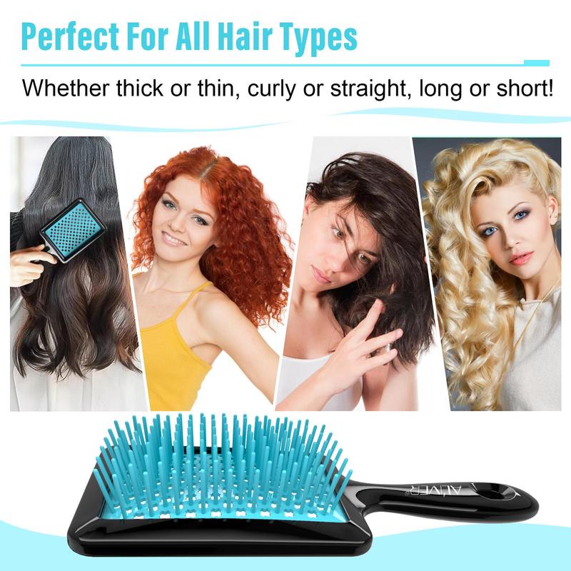 Hollow Air Cushion Comb, 1/2/5pcs Comfortable Scalp Massage Brush, Hair Detangling & Styling Tool for Women & Men, Household Heatless Haircare Products