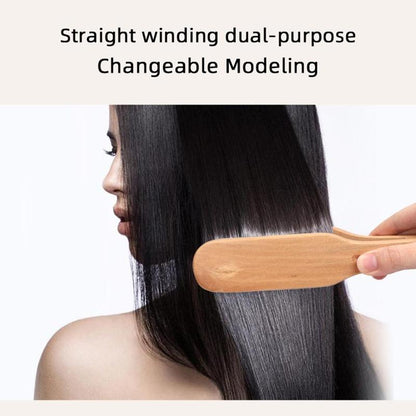 V-shaped Hair Straightening Comb, 1 Count Natural Straightening Hair Comb, Professional Hair Styling Tool For Home & Salon Use