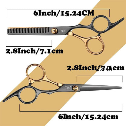 Professional Barber Shears Set, 1 Set Hair Cutting Shears Kit, Heatless Styling Tool For Men Women Pet, Trending Product