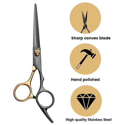 Professional Barber Shears Set, 1 Set Hair Cutting Shears Kit, Heatless Styling Tool For Men Women Pet, Trending Product