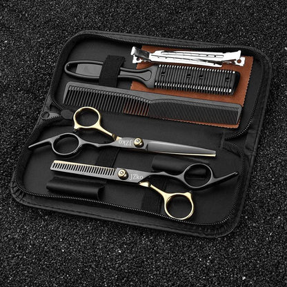 Professional Barber Shears Set, 1 Set Hair Cutting Shears Kit, Heatless Styling Tool For Men Women Pet, Trending Product