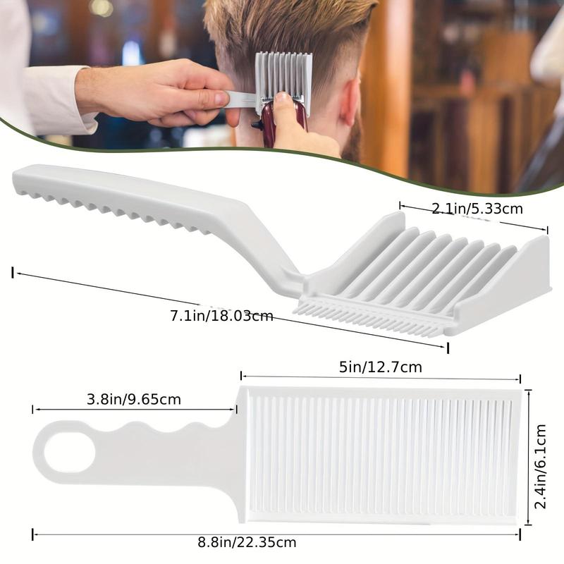 Summer Barber Fade Comb, 2 Counts/set Professional Haircare Styling Comb, Heat Resistant Hair Styling Tool for Salon & Barber