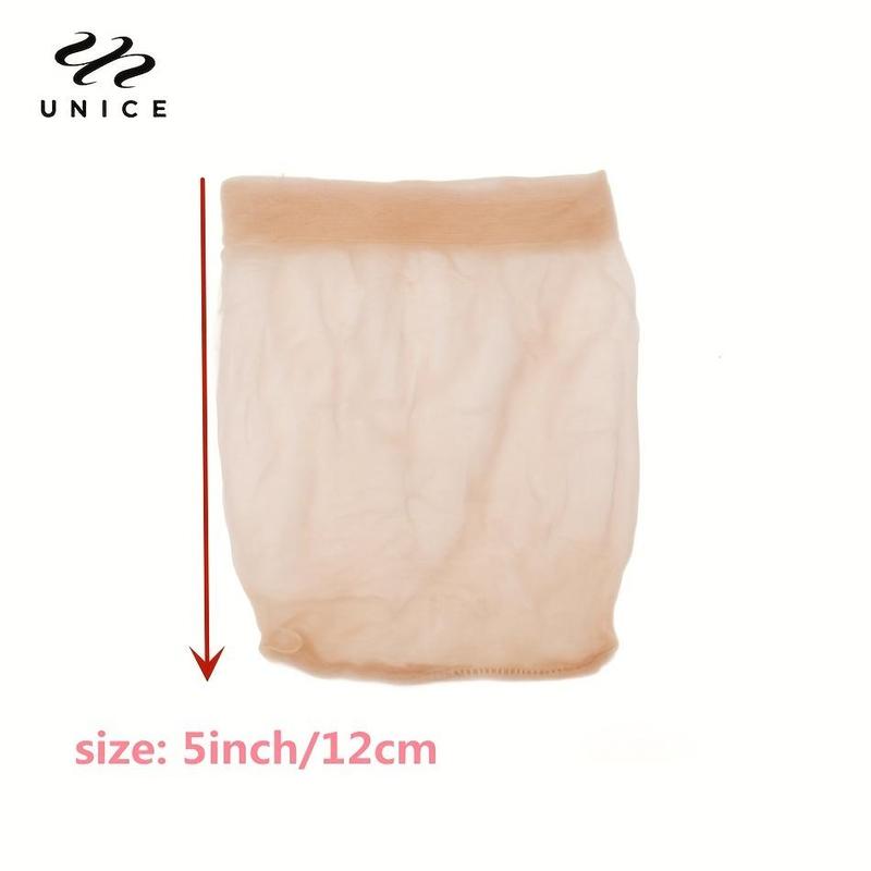 [0.99]UNice Newly Upgraded Comfortable HD Ultra Transparent Hairnet 2 pcs Haircare