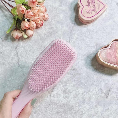 Tangle Teezer The Ultimate Detangling Brush, Dry and Wet Hair Brush Detangler for All Hair Types, Millennial Pink,Wet brush detangling brush,Frizz, Heatless Hairbrush Haircare