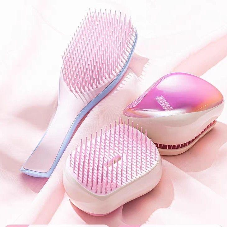 Tangle Teezer The Ultimate Detangling Brush, Dry and Wet Hair Brush Detangler for All Hair Types, Millennial Pink,Wet brush detangling brush,Frizz, Heatless Hairbrush Haircare