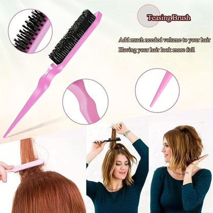 Hair Styling Tool Set, 11pcs/set Detangling Brush Set, Detangling Brush And Comb For Natural Hair, Sleep Bonnet, Big Claw Clip For Summer Haircare