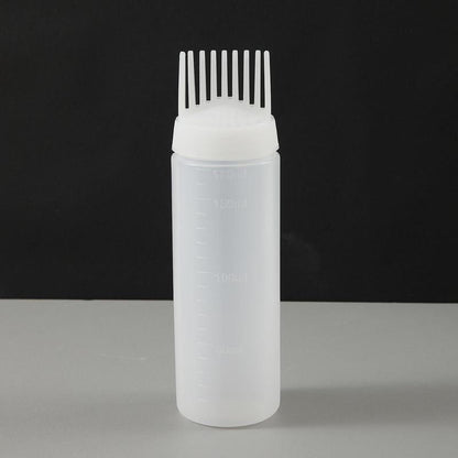 Hair Dye Root Comb Applicator Bottle, Household Hair Dye Auxiliary Brush Bottle, Perm & Dye Hair Oil Applicator, Multi-use Hair Styling Tool Accessories