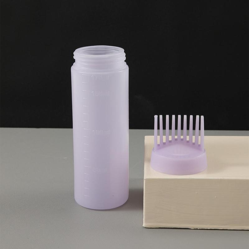 Hair Dye Root Comb Applicator Bottle, Household Hair Dye Auxiliary Brush Bottle, Perm & Dye Hair Oil Applicator, Multi-use Hair Styling Tool Accessories