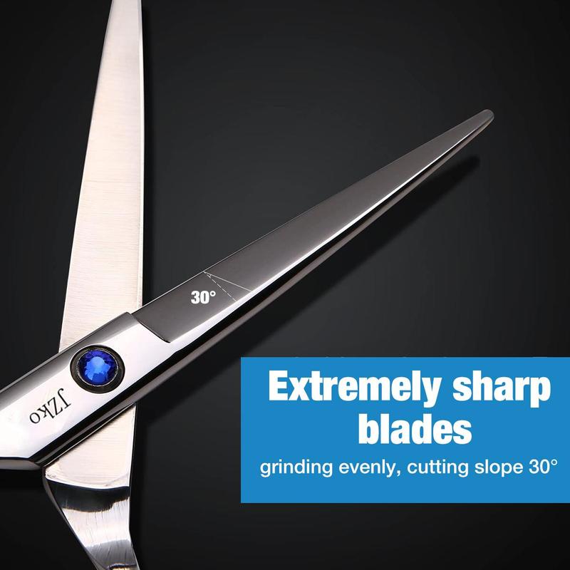 Professional Hair Cutting Tool, 1 Count Salon Hair Cutting Shears with Rubber Handle, Hand Sharpened Hair Cutting Tools