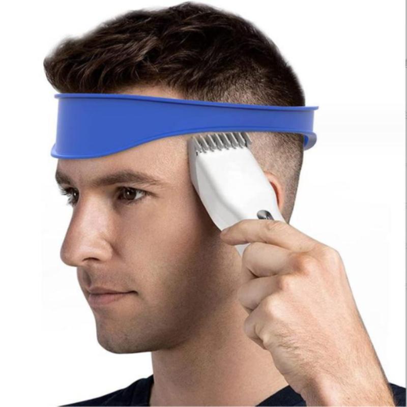 Hairline Trimmer Guide, 1 Count Silicone Haircut Band Template, Silicone Heatless Styling Tool For Men