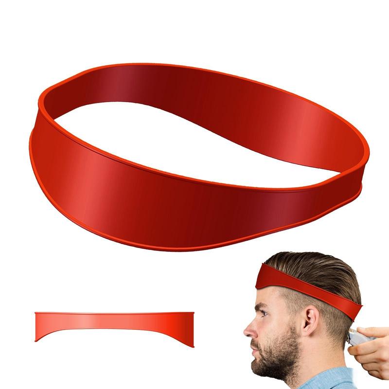 Hairline Trimmer Guide, 1 Count Silicone Haircut Band Template, Silicone Heatless Styling Tool For Men