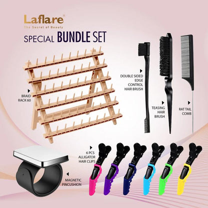 Braiding Rack 60 Combo Haircare Heatless