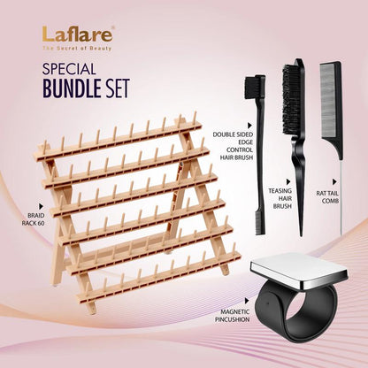 Braiding Rack 60 Combo Haircare Heatless