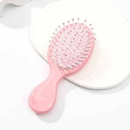 Oval Shaped Hair Brush, 1 Count Portable Air Cushion Comb, Wet Dry Hair Detailing Comb, Curly Hair Detangling & Styling Tool