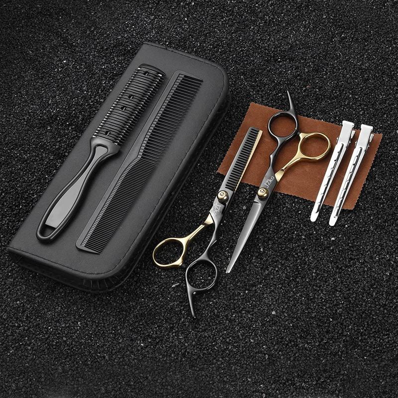 Hair Scissors Set, 10pcs/set Hair Cutting Scissors Kits, Heatless Straight Shears Tools, Professional Thinning Scissors, Summer Haircare Products, Heatless Styling Tools