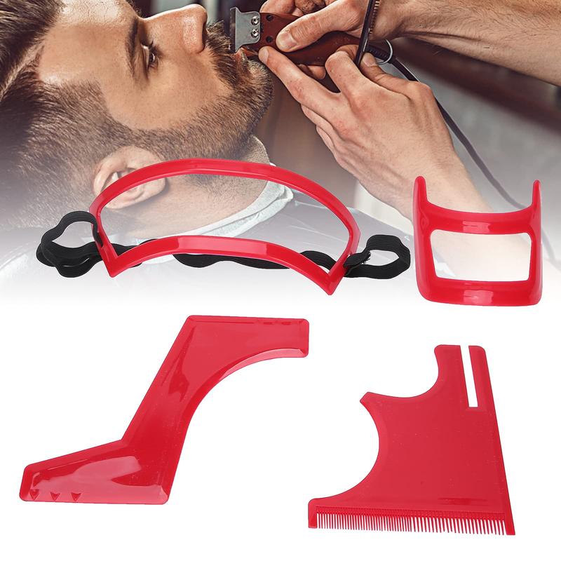 4 In 1 Hair Trimming Guide Kit, 1 Set Hair Trimming Guide Kit, Neck Hair Shaving Template, Head Hair Shaving Tool, Barber Tool