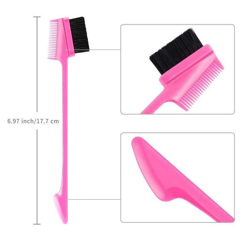 Wiggins Hair 1 PCS Styling Edge Comb Double Sided Edge Brush Edge Control Brush & Baby Hair Brush Comb