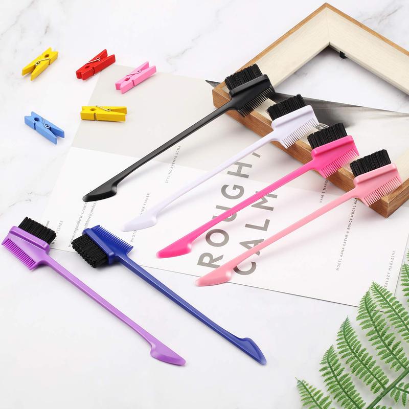 Wiggins Hair 1 PCS Styling Edge Comb Double Sided Edge Brush Edge Control Brush & Baby Hair Brush Comb