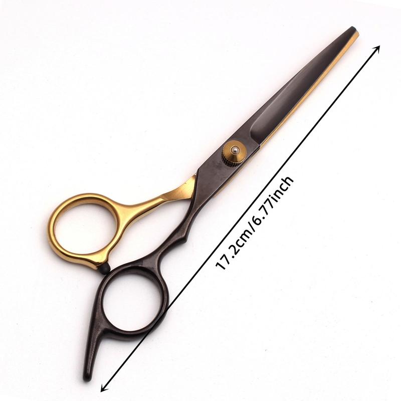 Hair Cutting Scissors Set, 1 Set Hairdressing Styling Tool, Professional Hair Cutting Set for Salon & Barber Shop, Heatless Haircare Tools, Summer Gift, Cruel Summer