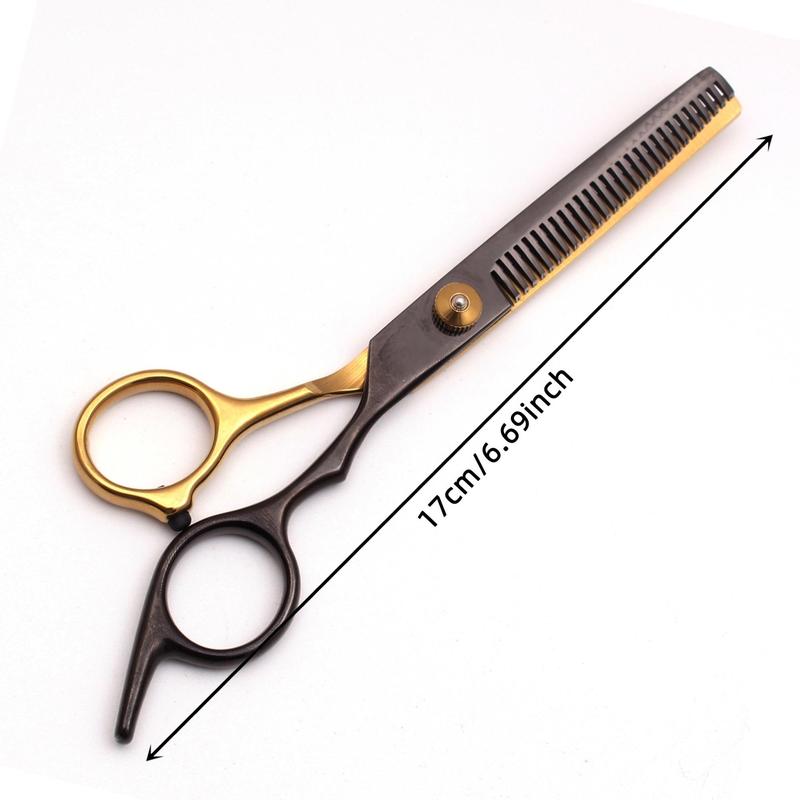 Hair Cutting Scissors Set, 1 Set Hairdressing Styling Tool, Professional Hair Cutting Set for Salon & Barber Shop, Heatless Haircare Tools, Summer Gift, Cruel Summer