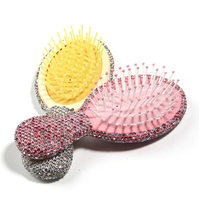 [Z41]Rhinestone easy to carry comb Haircare Heatless