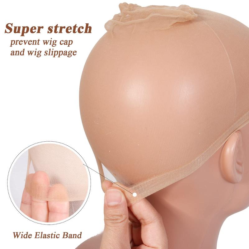 Invisible HD Wig Cap Breathable Cap for Lace Front Wig Hair tools Hair Accessories Haircare Heatless