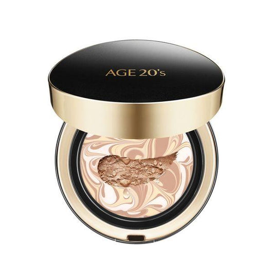 [AGE20] Signature Essence Cover Pact_Intense Cover (6 Colors), All In One Easy Makeup, Intense Sunscreen SPF 50+ Foundation,Natural Coverage, Cushion Korean Makeup, 71% Essence Natural Dewy Finish, Refill Included