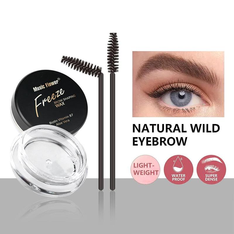 Smudge Proof Eye Brow Coloring Styling Tool Set, 2pcs/set Long Lasting Eyebrow Tint, Eyebrow Makeup Products for Women