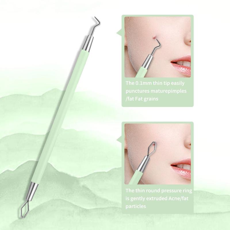 Portable Acne Removal Kit With Storage Case, 6pcs?Multifunction Acne Remover Tool, Professional Skincare Tools For Women