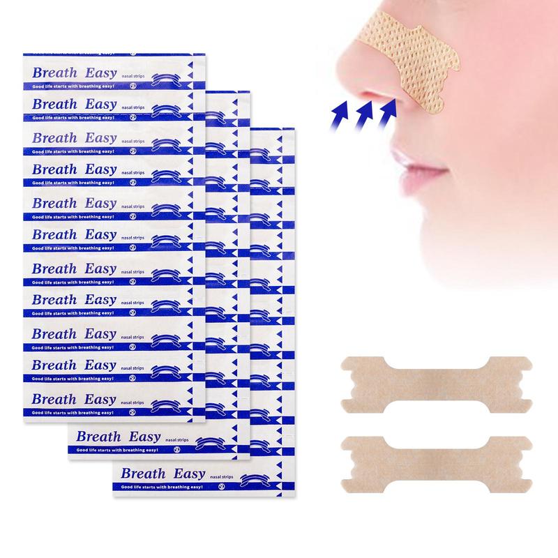 Nasal Strips for Relieving Nasal, 120pcs/box Elastic Breathable Nasal Strip for Reducing Snoring & Improving Sleep Congestion, Easy Sleeping, Nasal Care Supplies for Daily Use